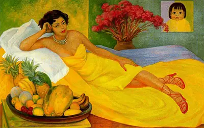 Portrait of Sra Dona Elena Flores de Carrillo Diego Rivera
